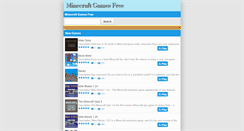 Desktop Screenshot of minecraftgamesfree.org