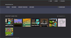 Desktop Screenshot of minecraftgamesfree.net